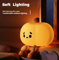 Silicone Pumpkin Night Light