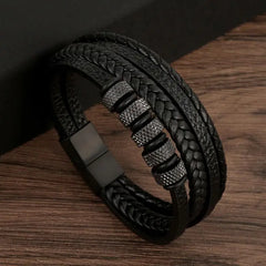 Classic Men's Leather Bracelet