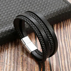 Classic Men's Leather Bracelet